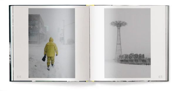 Book cover of New York Unseen, with the view of a window of packed commuter train, with passenger wearing clown mask. Published by teNeues Books.