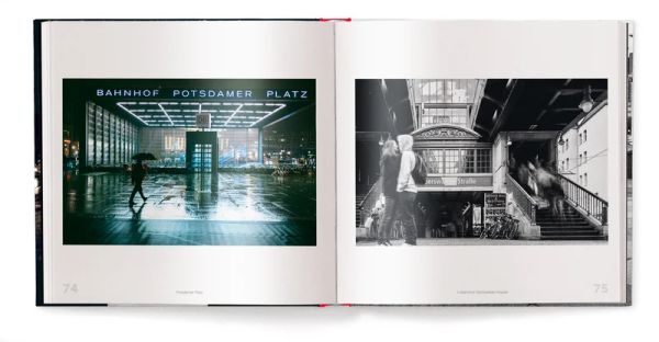 Book cover of Berlin Unseen, featuring a skateboarder performing a trick in the air, with city architecture behind. Published by teNeues Books.