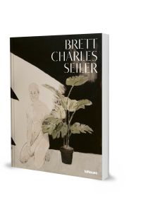 Book cover of Brett Charles Seiler, featuring a painting of a nude male kneeing on floor, next to potted house palm tree. Published by teNeues Books.