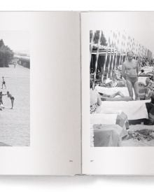 Sun bathers lying on arched ruins, on holiday in Sorrento, Campania, July 1959, on landscape cover of 'La lunga strada di sabbia, Paolo Di Paolo - Pier Paolo Pasolini', by teNeues Books.