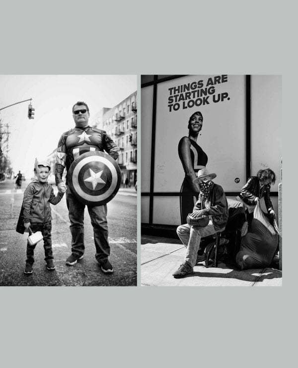 Book cover of New York Street Diaries, with a dark room looking out on cityscape with Empire State Building. Published by teNeues Books.