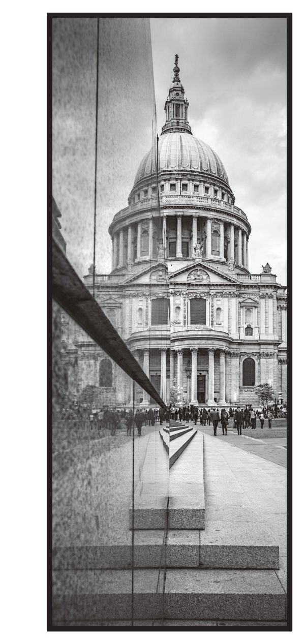Book cover of London Vertical, with a view of houses of parliament from London Eye pod. Published by teNeues Books.