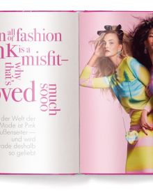 Book cover of The Pink Book: Fashion, Styles & Stories. Published by teNeues Books.