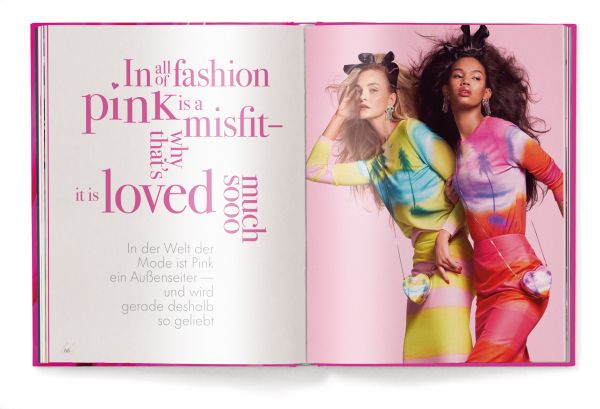 Book cover of The Pink Book: Fashion, Styles & Stories. Published by teNeues Books.