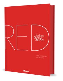 Book cover of The Red Book: Fashion, Styles & Stories. Published by teNeues Books.