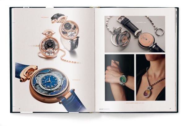 Book cover of Gisbert L. Brunner's 100 Iconic Watches, with eight silver watch models. Published by teNeues Books.