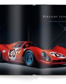Book cover of Classic Cars Review: Revised Edition; featuring a red Ferrari from the 60s. Published by teNeues Books.