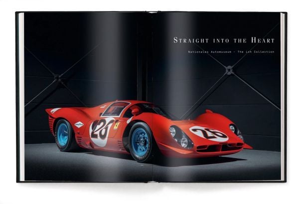 Book cover of Classic Cars Review: Revised Edition; featuring a red Ferrari from the 60s. Published by teNeues Books.