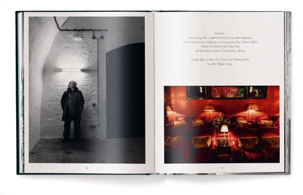 Book cover of Life's Fragile Moments: Julian Lennon, with Princess Charlene facing a mirror in her wedding dress. Published by teNeues Books.