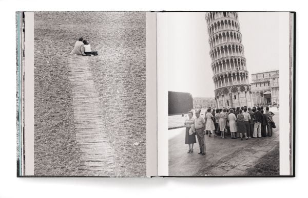 Book cover of Last Laughs, featuring the silhouette of a figure with two flowers placed where the eyes are. Published by teNeues Books.