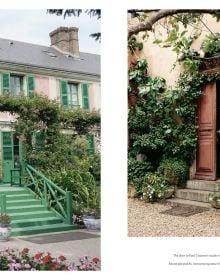 Book cover of Charming France, featuring French restaurant La Fontaine de Mars. Published by teNeues Books.