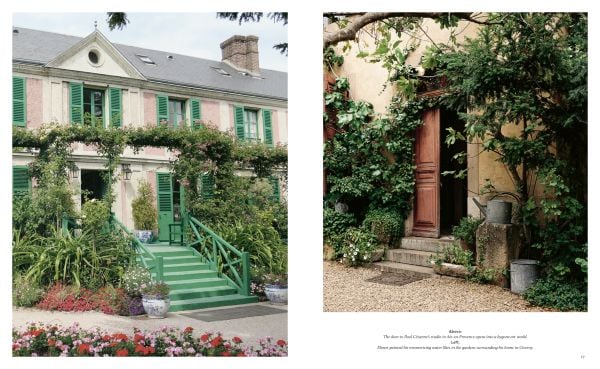 Book cover of Charming France, featuring French restaurant La Fontaine de Mars. Published by teNeues Books.