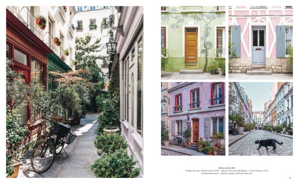 Book cover of Charming France, featuring French restaurant La Fontaine de Mars. Published by teNeues Books.