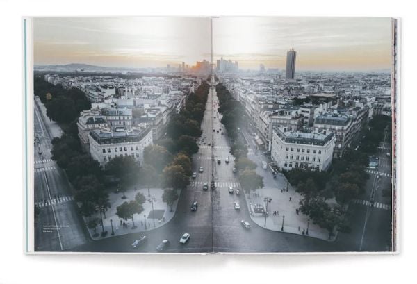 Book cover of Streets of Paris; featuring the Eifel Tower. Published by teNeues Books.