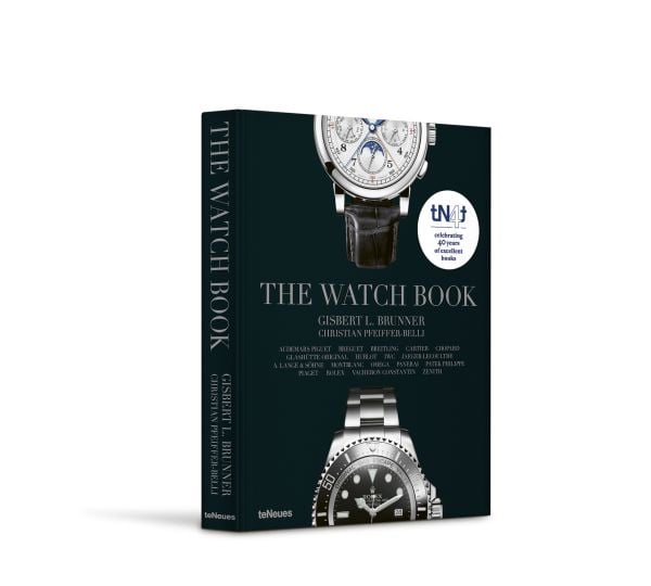 Book cover of The Watch Book I: tN4t, featuring a silver Rolex watch. Published by teNeues Books.