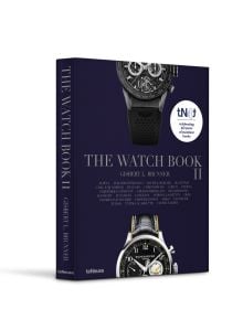 Book cover of The Watch Book II: tN4t, featuring a black and silver Baume & Mercier. Published by teNeues Books.