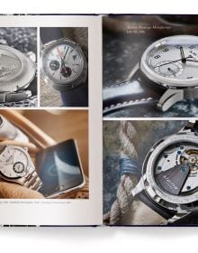 Book cover of The Watch Book II: tN4t, featuring a black and silver Baume & Mercier. Published by teNeues Books.