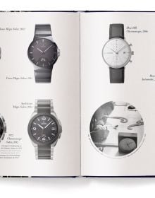 Book cover of The Watch Book II: tN4t, featuring a black and silver Baume & Mercier. Published by teNeues Books.