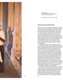 Book cover of Thomas Hoepker: Stories of Humanity; featuring a child on a cobbled street giving a bird some food. Published by teNeues Books.