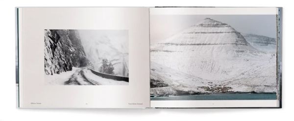 Book cover of Winterland: The Colors of Snow; featuring a snowy landscape with a house and mountain behind. Published by teNeues Books.