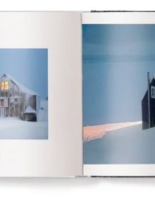 Book cover of Winterland: The Colors of Snow; featuring a snowy landscape with a house and mountain behind. Published by teNeues Books.