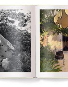Book cover of Creating a New Home in Mallorca; featuring a hallway with a grand arch, and black and white floor tiles. Published by teNeues Books.