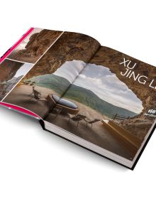 Book cover of Andrew Martin Interior Design Review Vol. 29; featuring a four poster bed with long white drapes and floral wallpaper. Published by teNeues Books.