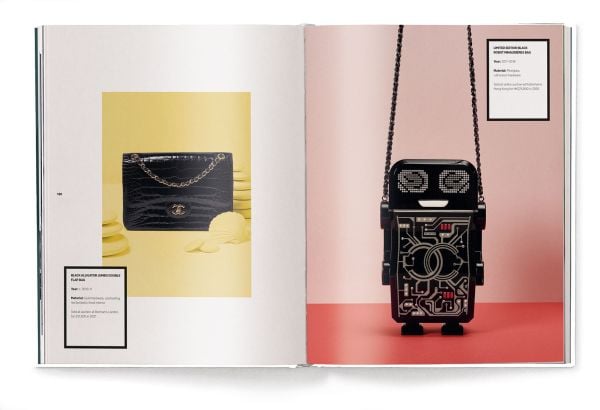 Book cover of The Ultimate Guide to Chanel Bags featuring a quilted handbag. Published by teNeues Books.