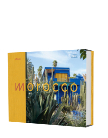 Book cover of Morocco; featuring a modern house surrounded by cacti. Published by teNeues Books.