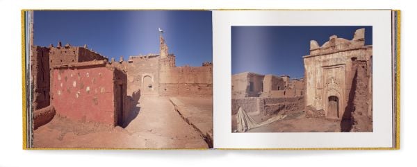 Book cover of Morocco; featuring a modern house surrounded by cacti. Published by teNeues Books.