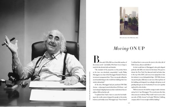 Book cover of The William Goldberg Way; featuring a figure holding up a large diamond. Published by teNeues Books.