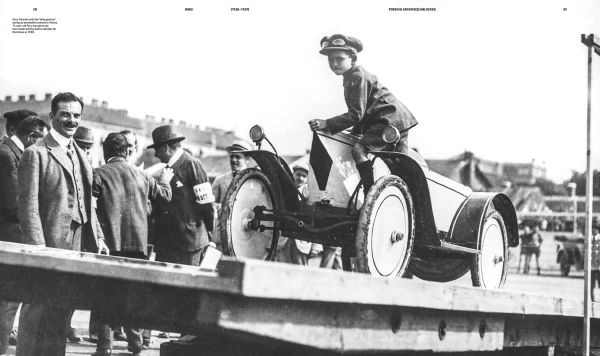 Book cover of Porsche Archive(s) Unlocked: 100 Rarities from Zuffenhausen; featuring two rows of model cars. Published by HEEL.
