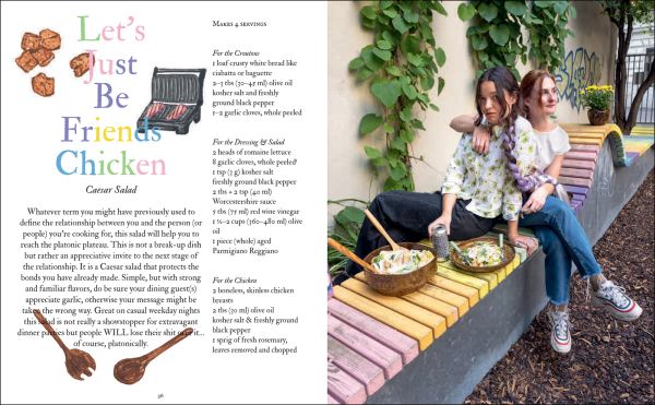 Book cover of If You Can’t Say It with Words, Say It with Chicken, with a painting of chicken thighs in a dish being served up, Published by Verlag Kettler.