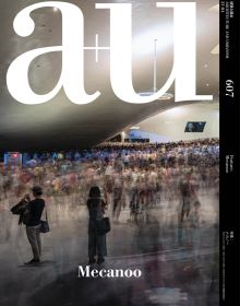Book cover of a+u 21:04, 607: Feature: Mecanoo. Published by Shinkenchiku-Sha Co., Ltd.