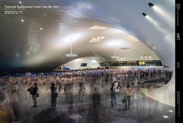 Book cover of a+u 21:04, 607: Feature: Mecanoo. Published by Shinkenchiku-Sha Co., Ltd.