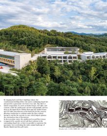 Magazine cover of a+u 21:06, 609: Feature: Shigeru Ban, with a wooden roof structure. Published by Shinkenchiku-Sha Co., Ltd.