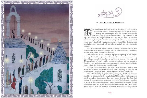 Rabbit shaped cloud in sky, to cover of 'Rabbit Cloud and The Rainmakers', by River Books.