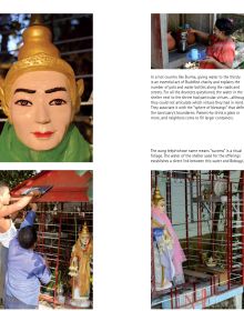 Burmese guardian spirit shrine, to cover of 'BOBOGYI, A Burmese Spiritual Figure', by River Books.