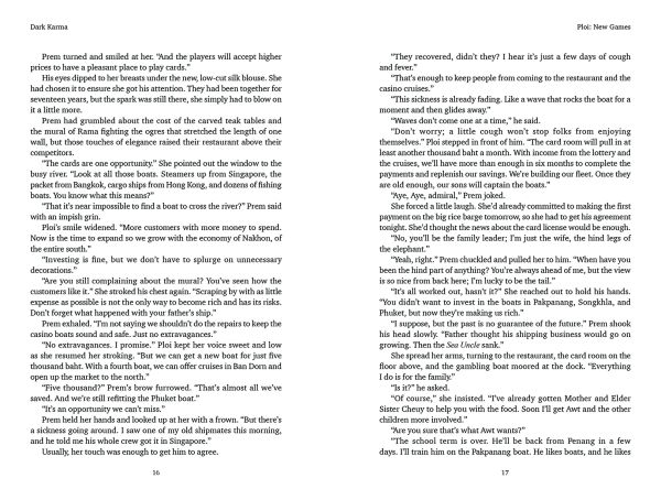 Book cover of Dark Karma: featuring a young woman. Published by River Books.