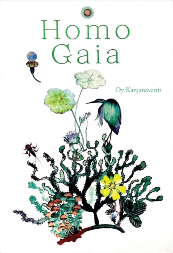 Book cover of Homo Gaia: with colourful sea coral. Published by River Books.