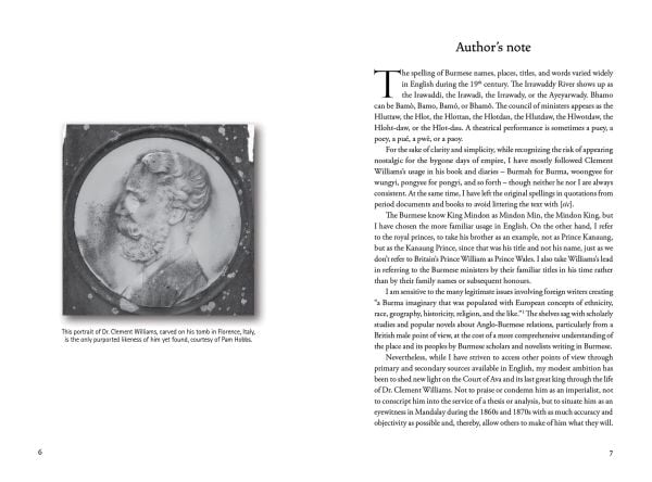 Book cover of The Informal Imperialist: Dr. Clement Williams at the Court of King Mindon, Mandalay, 1861-1879: featuring the interior of a temple. Published by River Books.