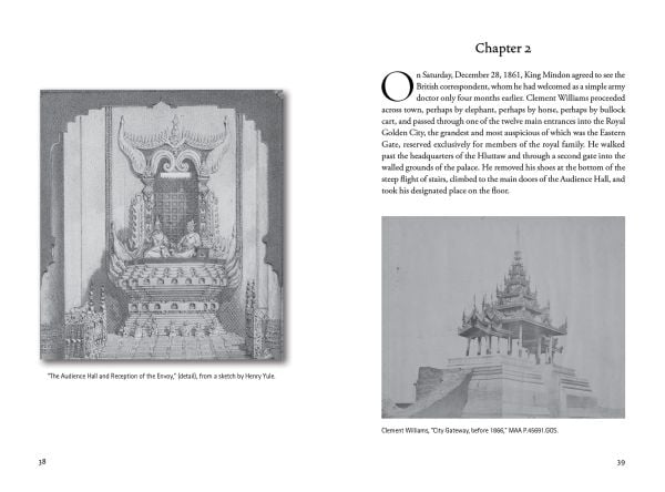 Book cover of The Informal Imperialist: Dr. Clement Williams at the Court of King Mindon, Mandalay, 1861-1879: featuring the interior of a temple. Published by River Books.