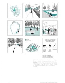 Book cover of Walkable Cities in High Density China: Livable, Healthy and Sustainable; featuring an aerial map. Published by Tongji University Press.