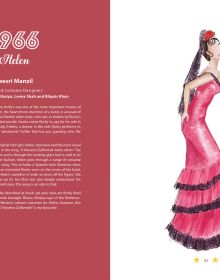 Book cover of 100 Iconic Bollywood Costumes. Published by Roli Books.