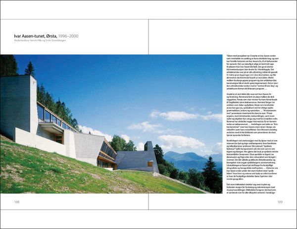 Book cover of Architect Sverre Fehn: Intuition – Reflection – Construction; featuring inside of building with a large column. Published by National Museum, Oslo.