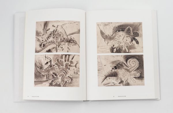 Book cover of Carroll Dunham: Grafikk/prints 1985–2022. Published by National Museum, Oslo.