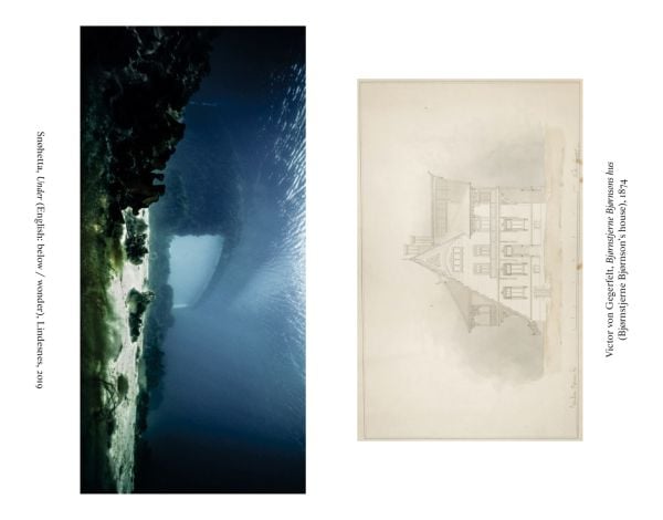 Book cover of New Nordic: Cuisine, Aesthetics and Place. A compendium; featuring a snail, half a fish, and a loaf of bread. Published by National Museum, Oslo.