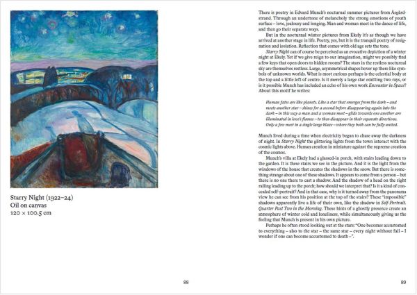 Book cover of Edvard Munch: A Selection, featuring Edvard Munch's painting titled 'Vampire' which depicts a man and woman embracing, with the woman kissing the man's neck. Published by MUNCH.