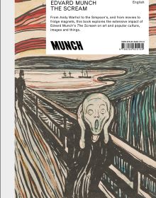 Book cover of Edvard Munch: The Scream, featuring a print of a figure with mouth wide open. Published by MUNCH.