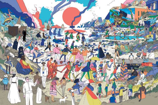 Book cover of Munch’s Missing! Find the artist and his family, friends and followers, with Edvard Munch's paintings in gallery space. Published by MUNCH.